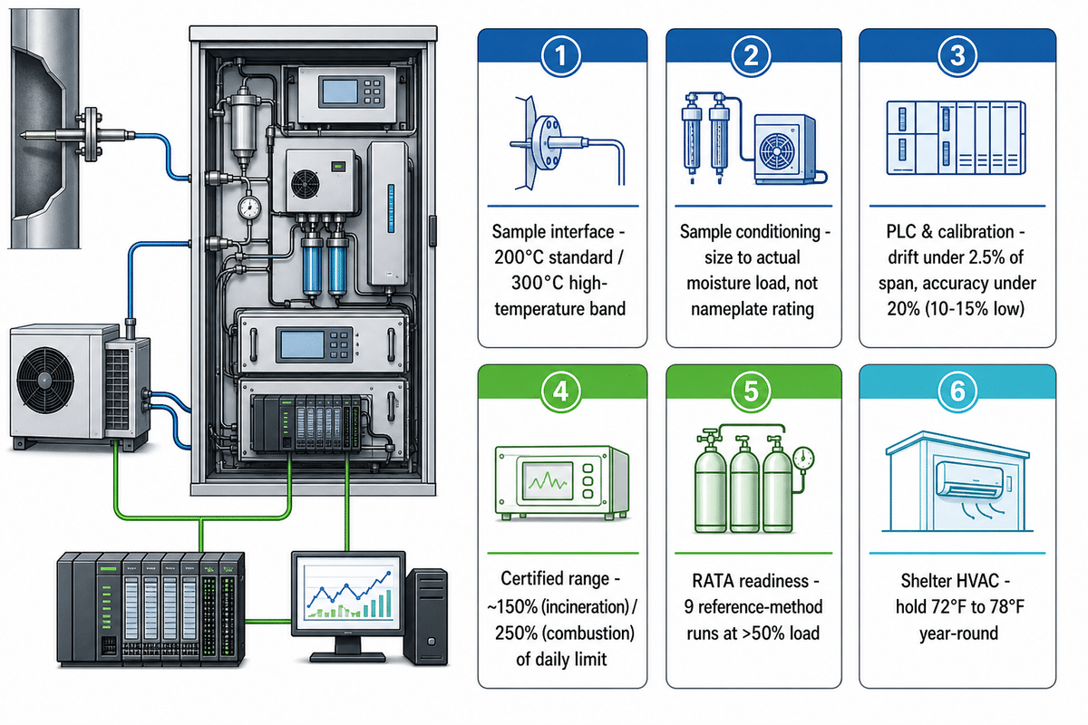 Verification Checklist Before You Sign Off on a CEMS Rack — GESHINE