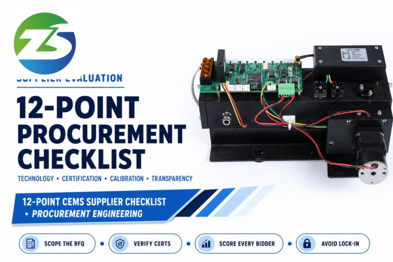 How to Evaluate CEMS Suppliers: 12-Point Checklist