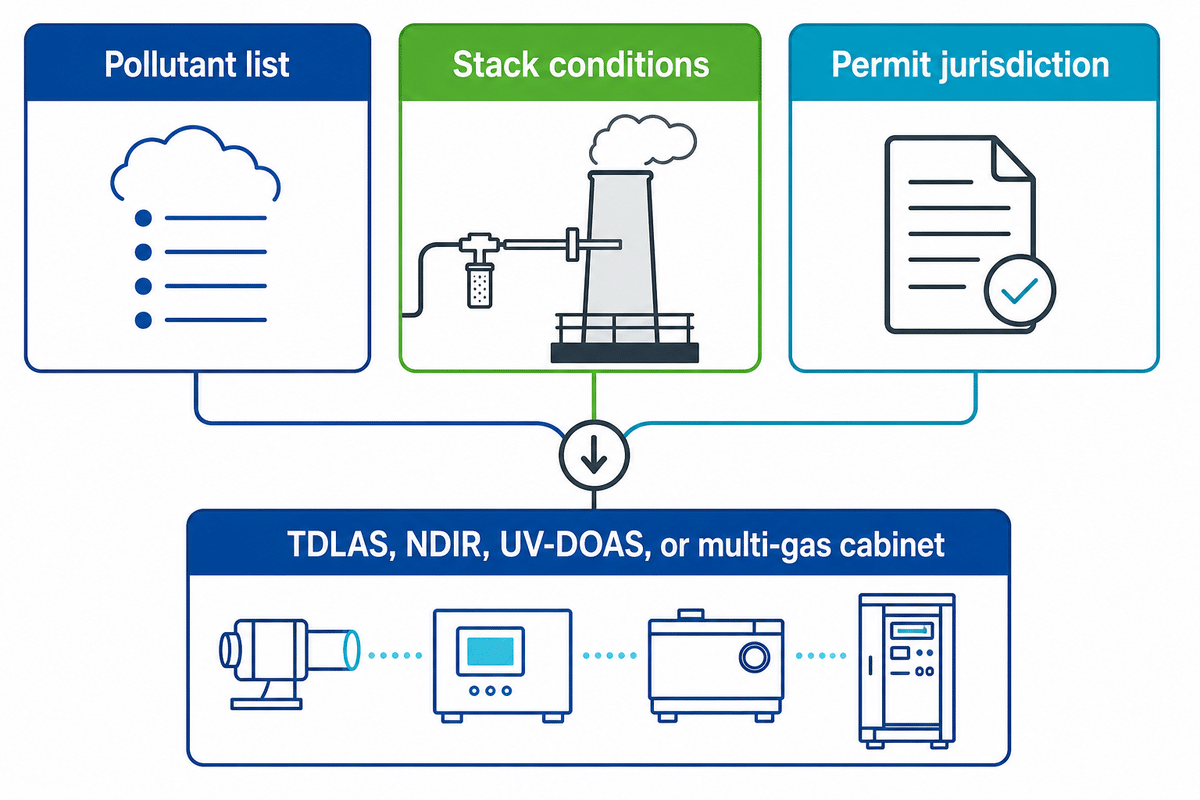 Compare a supplier's technology fit against your gas list — GESHINE