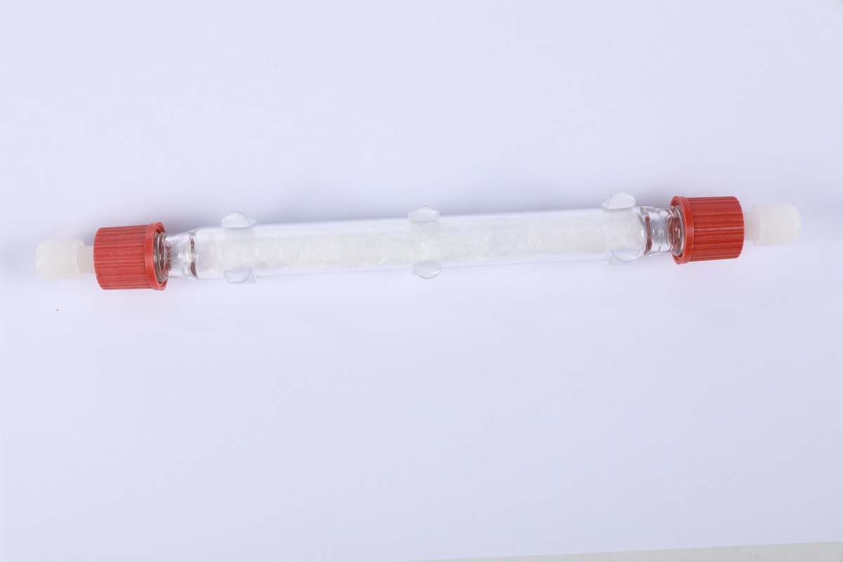 GESHINE ZS-SCS-400 extractive sampling probe and filter assembly — filter housing detail