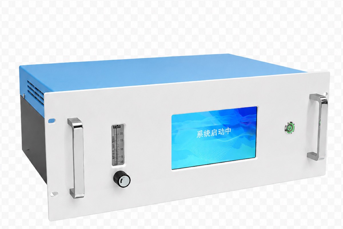 GESHINE ZS6300-H2 TCD H₂ process hydrogen analyzer — enclosure detail
