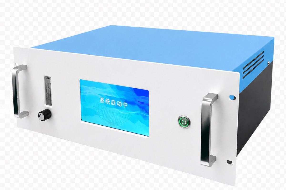 GESHINE ZS6300-H2 TCD H₂ process hydrogen analyzer — terminal and I/O detail